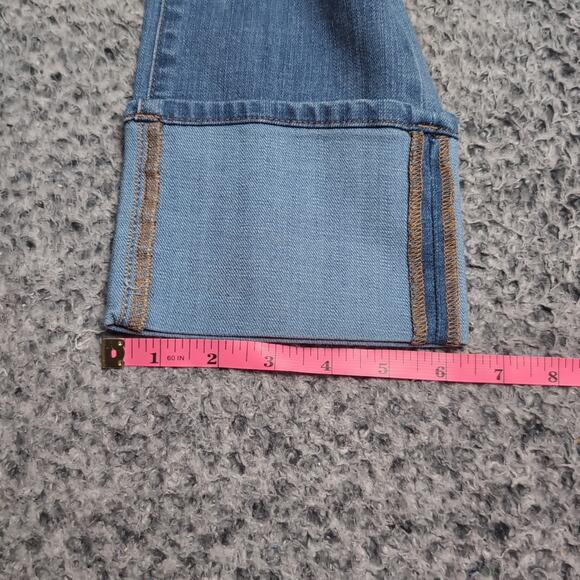 Buffalo David Bitton Jeans Women 26 Blue Mid Rise Cropped Stretch Preppy Denim - Picture 9 of 10